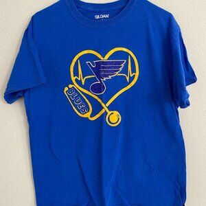 Saint Louis Blues hockey, healthcare night, tee shirt